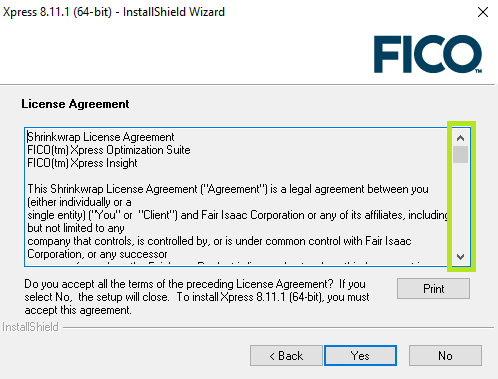 FICO Xpress Installation