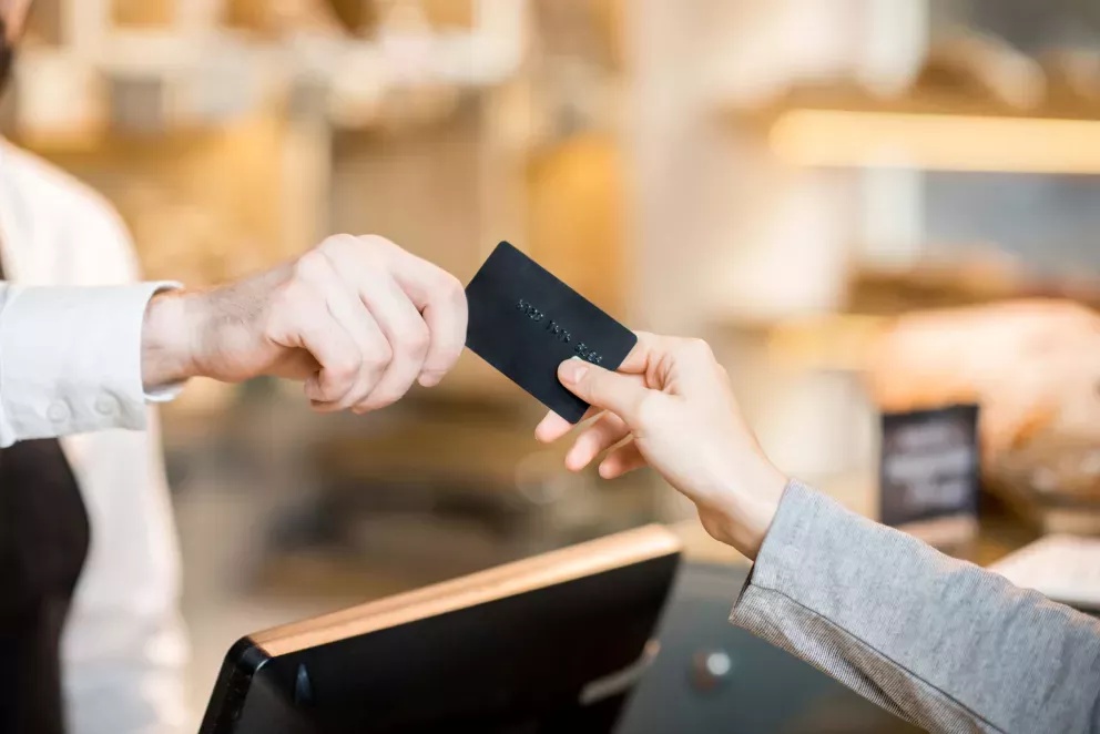 Using credit card Using credit card