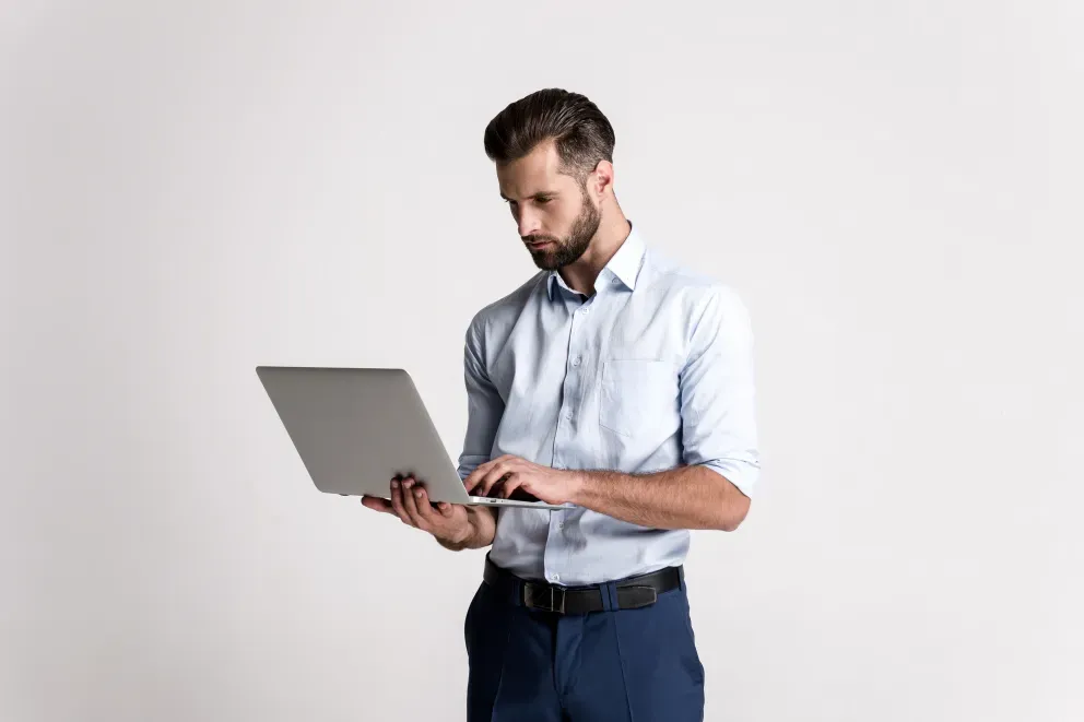 business man using laptop business man using laptop
