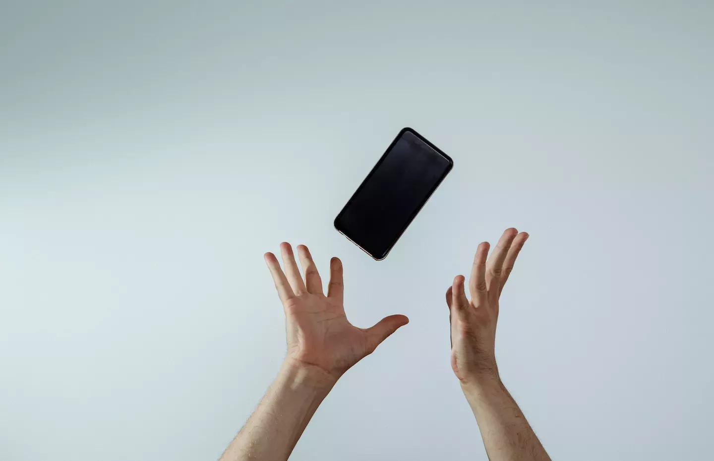 Catching a phone Catching a phone