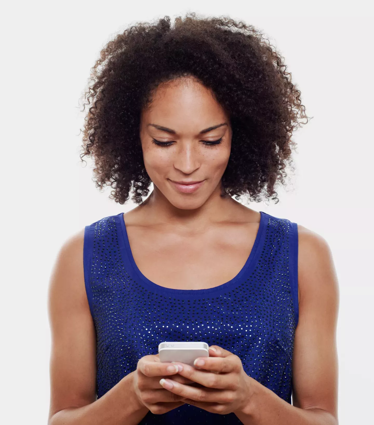 Woman looking at phone Woman looking at phone
