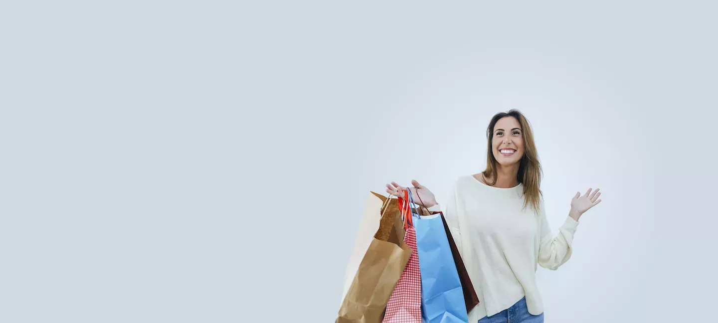 holding shopping bags holding shopping bags