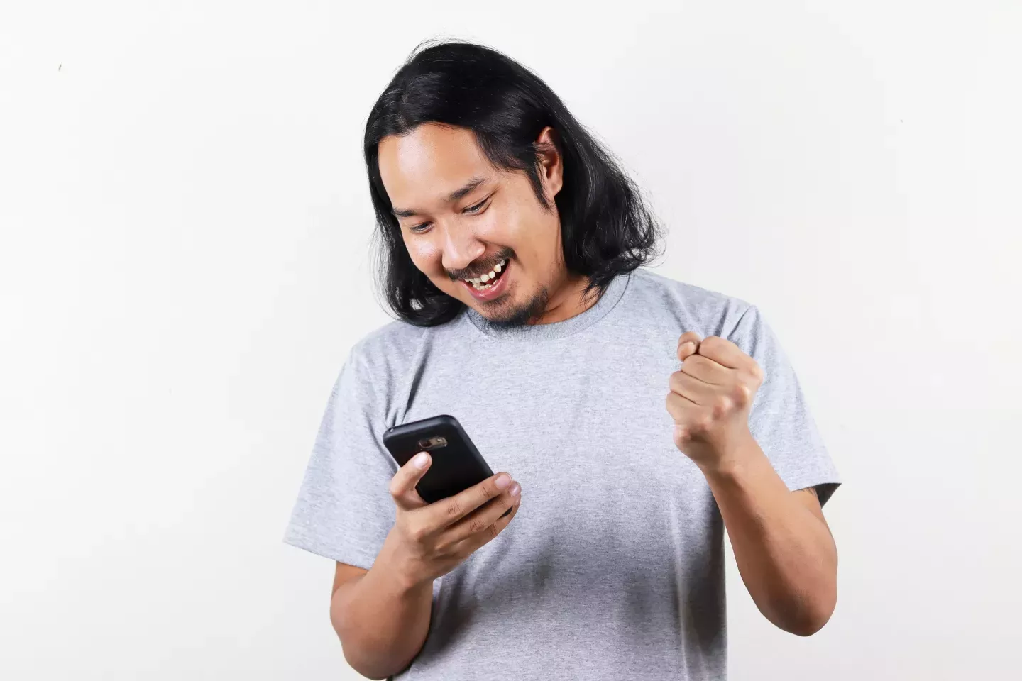 man with phone man with phone