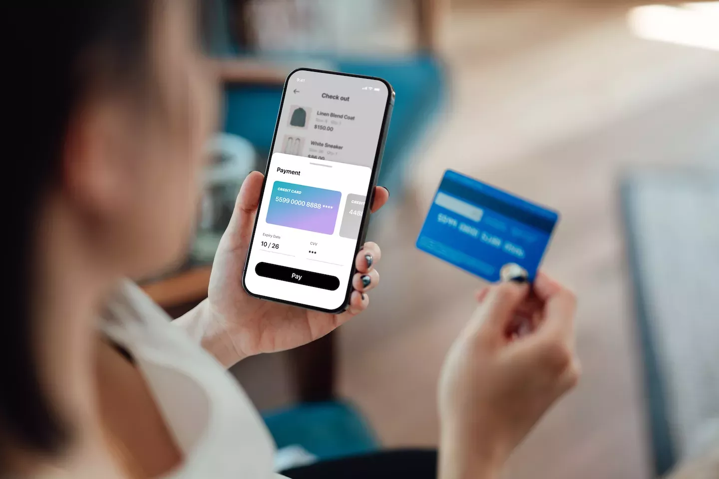 Paying for something online Paying for something online