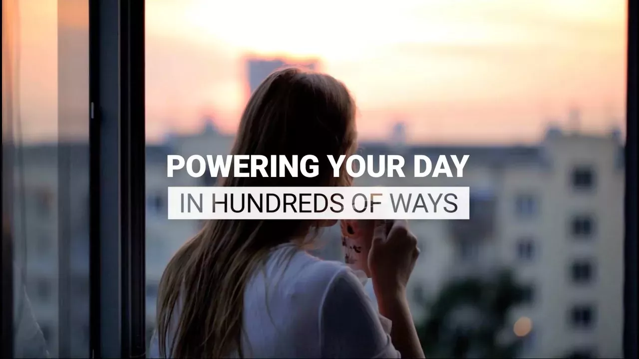 "powering your day in hundreds of ways" "powering your day in hundreds of ways"