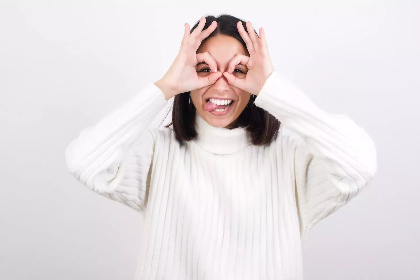 Woman making a funny face Woman making a funny face