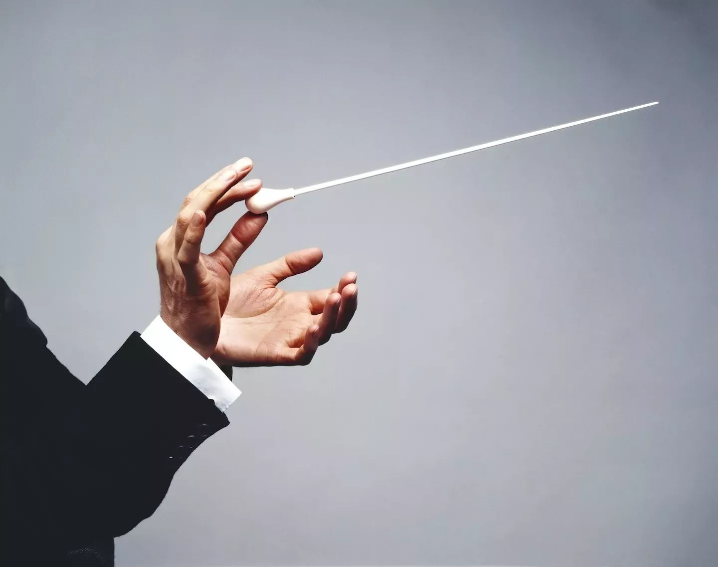 two hands conducting music two hands conducting music