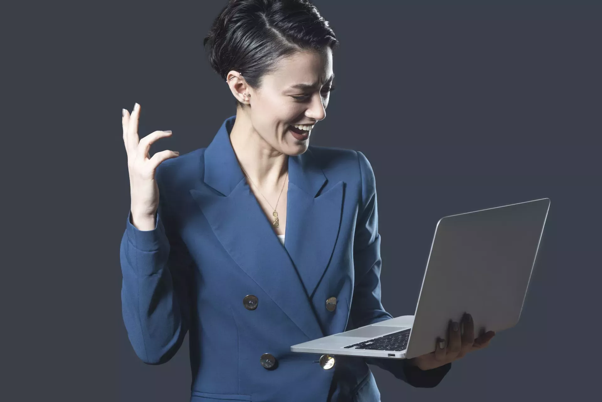 Woman with laptop Woman with laptop